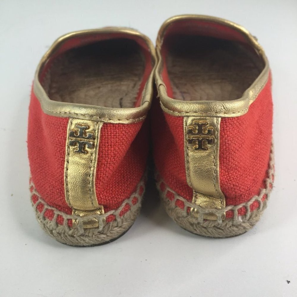 Tory Burch Coconut Linen Espadrille Flats  Size 6 - Picture 4 of 7